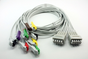 ML/C10S Set di 10 cavetti paziente ECG