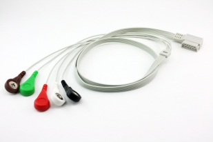 PH/S5G Set di 5 cavetti paziente ECG