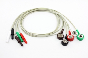 DN/S5G Set di 5 cavetti paziente ECG