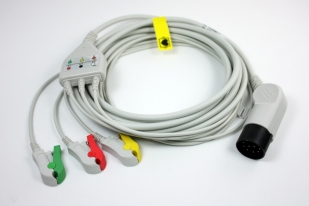 3CM4801-1 Câble ECG 3 voies monobloc