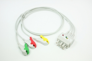 BR/C3S-2 Set di 3 cavetti paziente ECG