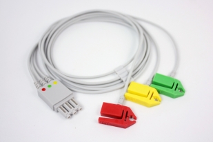 AB/C3S Set di 3 cavetti paziente ECG
