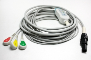 3SM12301 ECG Cable 3 lead monoblock