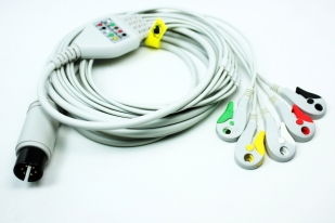 5CM2202 ECG Cable 5 lead monoblock