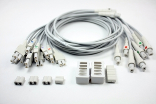 CAM/02 Set di 10 cavetti paziente ECG