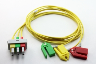 AA/C3GOR Jeu de 3 câbles d'ECG