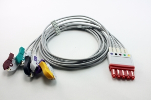 AB/CP5S Set of 5 leadwires ECG