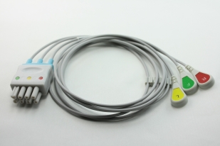 BR/S3S-1 Set di 3 cavetti paziente ECG