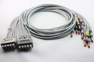 ML/B10S Set di 10 cavetti paziente ECG