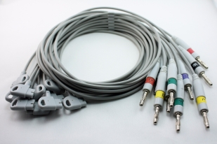 TR/B10S Set di 10 cavetti paziente ECG