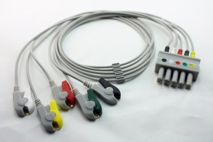 VS/C5E Set di 5 cavetti paziente ECG