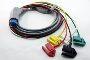 5CM0802 ECG Cable 5 lead monoblock